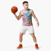 Six Seven Ice Cream Drip Basketball Jersey 67 Funny Christmas Gen Alpha Slang - Wonder Print Shop