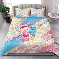 Six Seven Ice Cream Drip Bedding Set 67 Funny Christmas Gen Alpha Slang - Wonder Print Shop