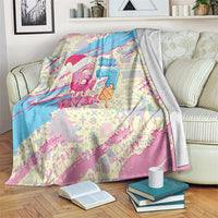 Six Seven Ice Cream Drip Blanket 67 Funny Christmas Gen Alpha Slang - Wonder Print Shop