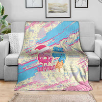 Six Seven Ice Cream Drip Blanket 67 Funny Christmas Gen Alpha Slang - Wonder Print Shop