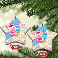 Six Seven Ice Cream Drip Ceramic Ornament 67 Funny Christmas Gen Alpha Slang - Wonder Print Shop