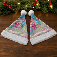 Six Seven Ice Cream Drip Christmas Santa Hat 67 Funny Christmas Gen Alpha Slang - Wonder Print Shop