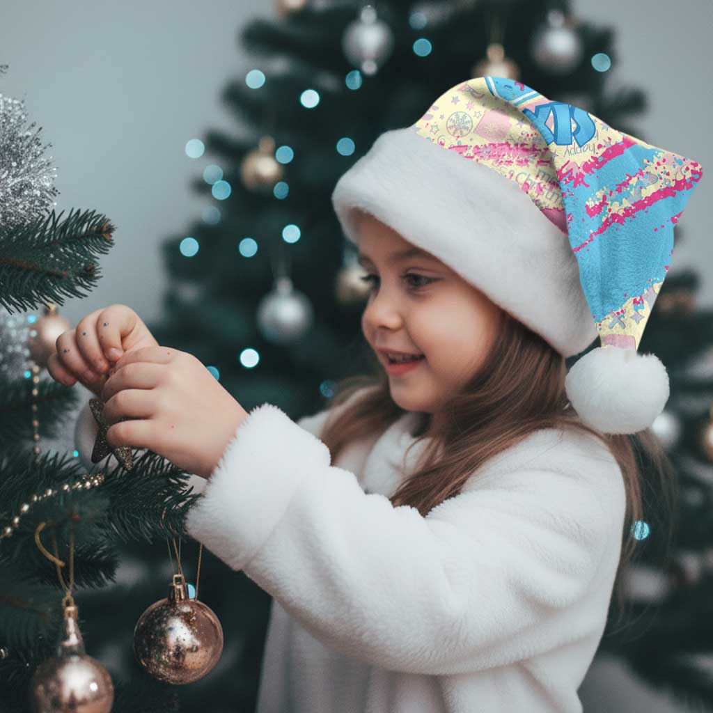 Six Seven Ice Cream Drip Christmas Santa Hat 67 Funny Christmas Gen Alpha Slang - Wonder Print Shop