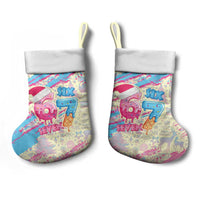 Six Seven Ice Cream Drip Christmas Stocking 67 Funny Christmas Gen Alpha Slang - Wonder Print Shop