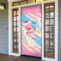 Six Seven Ice Cream Drip Door Cover 67 Funny Christmas Gen Alpha Slang - Wonder Print Shop