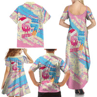 Six Seven Ice Cream Drip Family Matching Summer Maxi Dress and Hawaiian Shirt 67 Funny Christmas Gen Alpha Slang - Wonder Print Shop