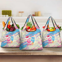 Six Seven Ice Cream Drip Grocery Bag 67 Funny Christmas Gen Alpha Slang - Wonder Print Shop