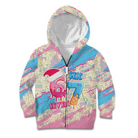 Six Seven Ice Cream Drip Kid Hoodie 67 Funny Christmas Gen Alpha Slang - Wonder Print Shop