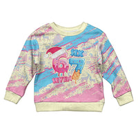 Six Seven Ice Cream Drip Kid Ugly Christmas Sweater 67 Funny Christmas Gen Alpha Slang - Wonder Print Shop