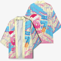 Six Seven Ice Cream Drip Kimono 67 Funny Christmas Gen Alpha Slang - Wonder Print Shop