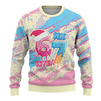 Six Seven Ice Cream Drip Ugly Christmas Sweater 67 Funny Christmas Gen Alpha Slang - Wonder Print Shop