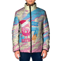 Six Seven Ice Cream Drip Padded Jacket 67 Funny Christmas Gen Alpha Slang - Wonder Print Shop