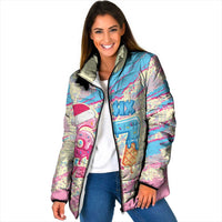 Six Seven Ice Cream Drip Padded Jacket 67 Funny Christmas Gen Alpha Slang - Wonder Print Shop