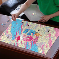 Six Seven Ice Cream Drip Puzzle 67 Funny Christmas Gen Alpha Slang - Wonder Print Shop