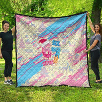 Six Seven Ice Cream Drip Quilt 67 Funny Christmas Gen Alpha Slang - Wonder Print Shop