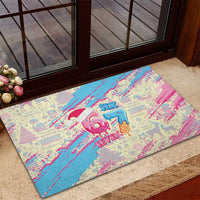 Six Seven Ice Cream Drip Rubber Doormat 67 Funny Christmas Gen Alpha Slang - Wonder Print Shop