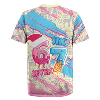 Six Seven Ice Cream Drip Rugby Jersey 67 Funny Christmas Gen Alpha Slang - Wonder Print Shop