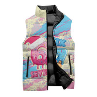 Six Seven Ice Cream Drip Sleeveless Puffer Jacket 67 Funny Christmas Gen Alpha Slang - Wonder Print Shop
