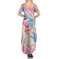 Six Seven Ice Cream Drip Summer Maxi Dress 67 Funny Christmas Gen Alpha Slang - Wonder Print Shop