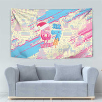 Six Seven Ice Cream Drip Tapestry 67 Funny Christmas Gen Alpha Slang - Wonder Print Shop