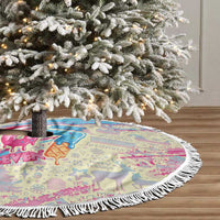 Six Seven Ice Cream Drip Tree Skirt 67 Funny Christmas Gen Alpha Slang - Wonder Print Shop