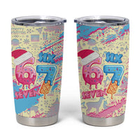 Six Seven Ice Cream Drip Tumbler Cup 67 Funny Christmas Gen Alpha Slang - Wonder Print Shop