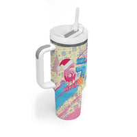 Six Seven Ice Cream Drip Tumbler With Handle 67 Funny Christmas Gen Alpha Slang - Wonder Print Shop