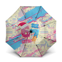 Six Seven Ice Cream Drip Umbrella 67 Funny Christmas Gen Alpha Slang - Wonder Print Shop