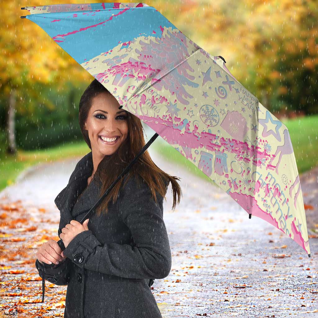 Six Seven Ice Cream Drip Umbrella 67 Funny Christmas Gen Alpha Slang - Wonder Print Shop