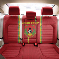 Custom Guinea Bissau Football Back Car Seat Cover Go Djurtus - Red Ver - Wonder Print Shop
