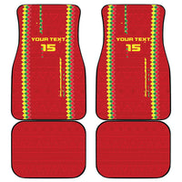 Custom Guinea Bissau Football Car Mats Go Djurtus - Red Ver - Wonder Print Shop