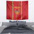 Custom Guinea Bissau Football Tapestry Go Djurtus - Red Ver - Wonder Print Shop