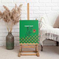 Custom Guinea Bissau Football Canvas Wall Art Go Djurtus - Green Ver - Wonder Print Shop