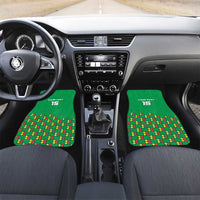 Custom Guinea Bissau Football Car Mats Go Djurtus - Green Ver - Wonder Print Shop