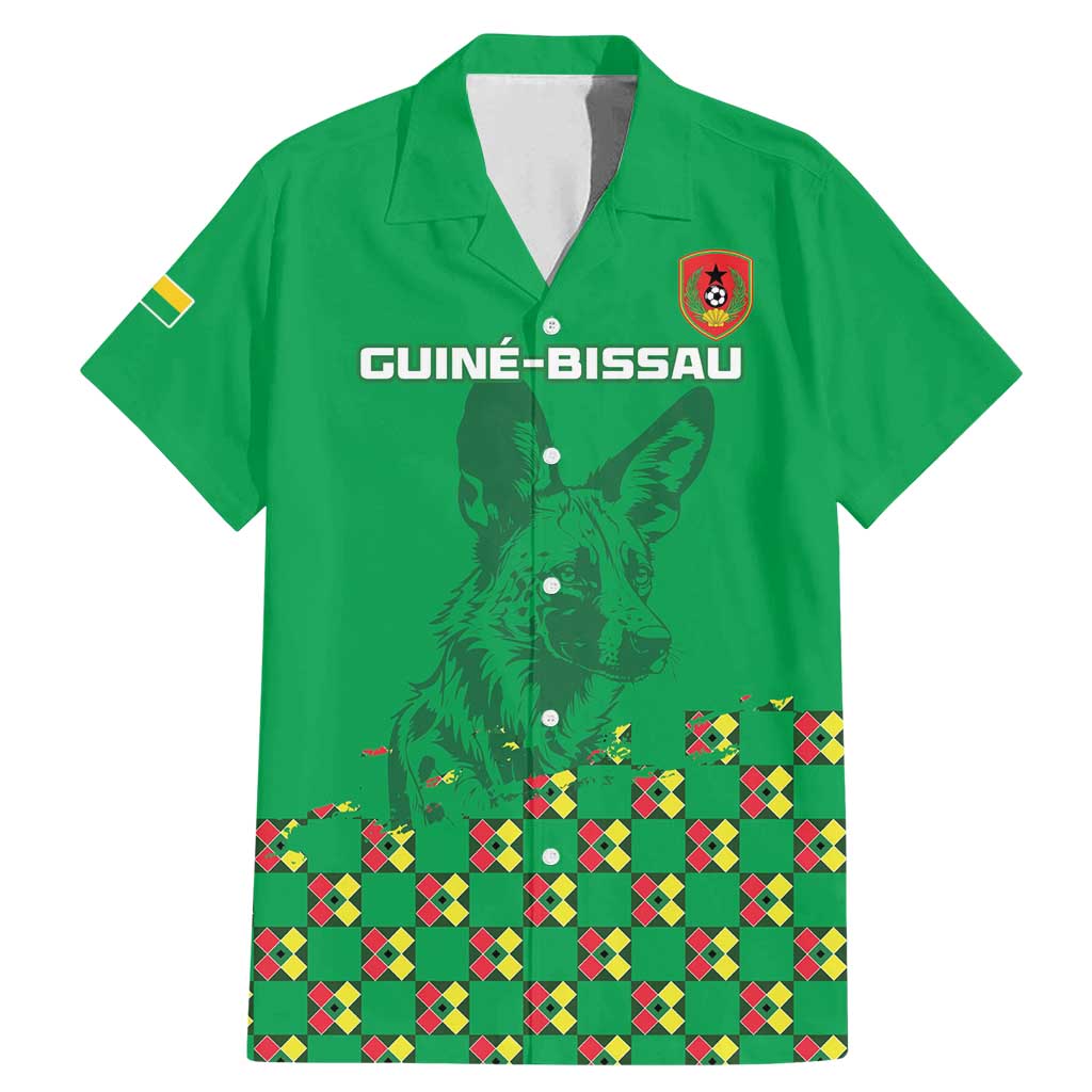 Custom Guinea Bissau Football Family Matching Mermaid Dress and Hawaiian Shirt Go Djurtus - Green Ver - Wonder Print Shop