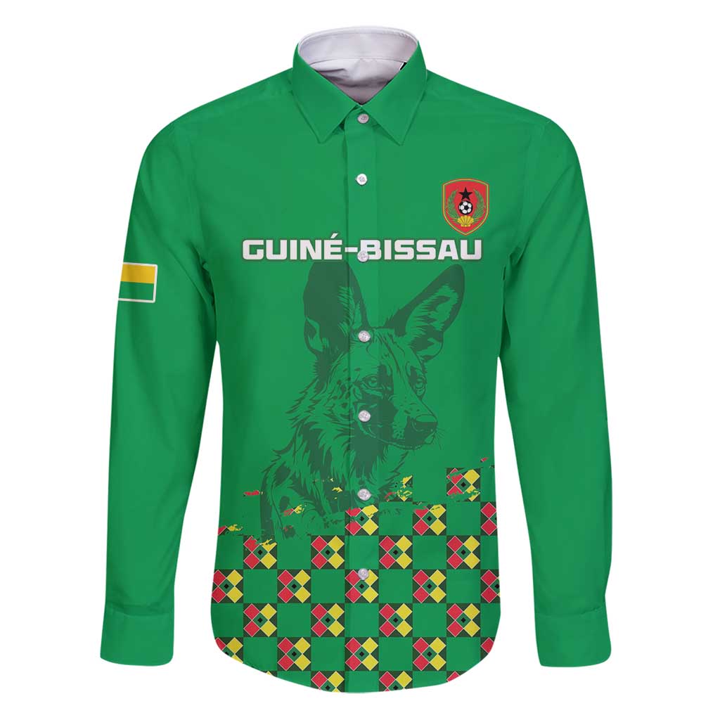 Custom Guinea Bissau Football Family Matching Puletasi and Hawaiian Shirt Go Djurtus - Green Ver - Wonder Print Shop