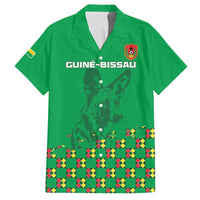 Custom Guinea Bissau Football Family Matching Summer Maxi Dress and Hawaiian Shirt Go Djurtus - Green Ver - Wonder Print Shop