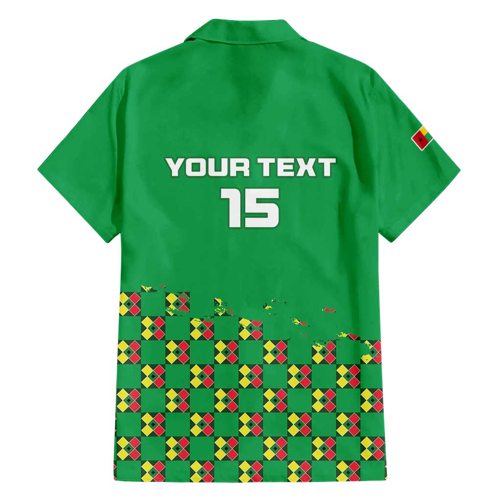 Custom Guinea Bissau Football Hawaiian Shirt Go Djurtus - Green Ver - Wonder Print Shop