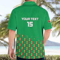 Custom Guinea Bissau Football Hawaiian Shirt Go Djurtus - Green Ver - Wonder Print Shop