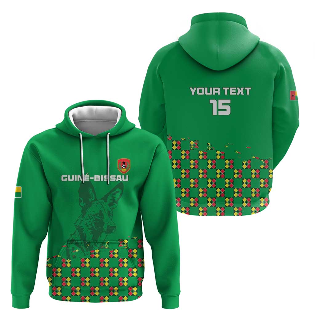 Custom Guinea Bissau Football Hoodie Go Djurtus - Green Ver - Wonder Print Shop