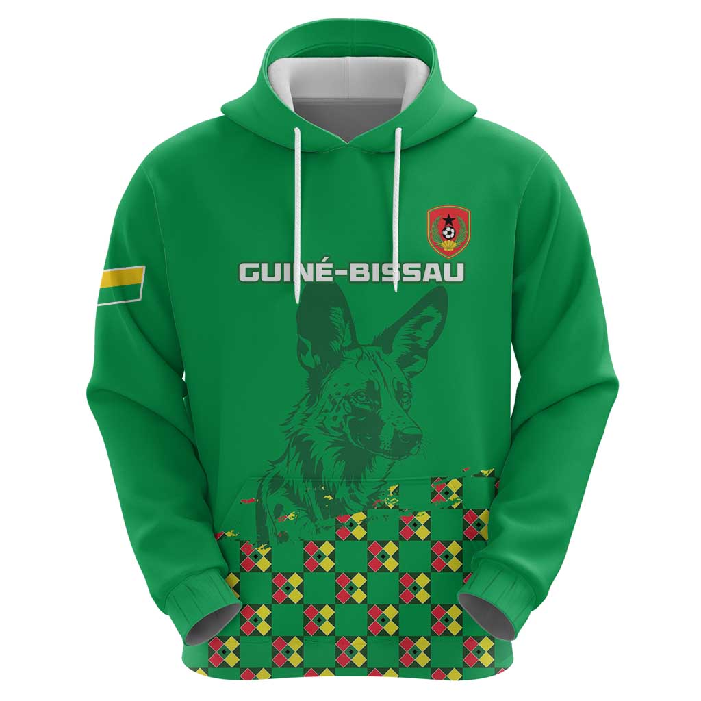 Custom Guinea Bissau Football Hoodie Go Djurtus - Green Ver - Wonder Print Shop