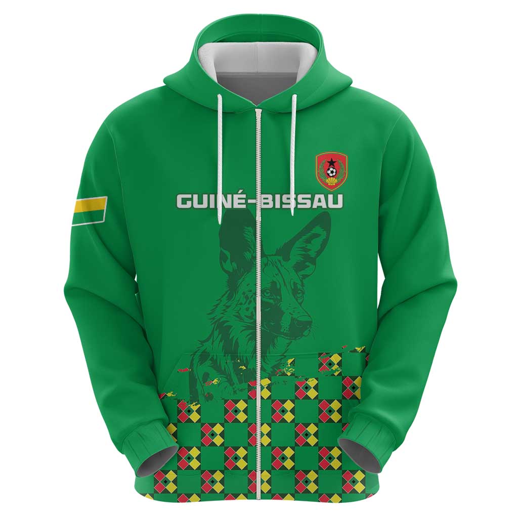 Custom Guinea Bissau Football Hoodie Go Djurtus - Green Ver - Wonder Print Shop