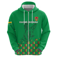 Custom Guinea Bissau Football Hoodie Go Djurtus - Green Ver - Wonder Print Shop