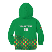 Custom Guinea Bissau Football Kid Hoodie Go Djurtus - Green Ver - Wonder Print Shop