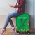 Custom Guinea Bissau Football Luggage Cover Go Djurtus - Green Ver - Wonder Print Shop