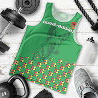 Custom Guinea Bissau Football Men Tank Top Go Djurtus - Green Ver - Wonder Print Shop