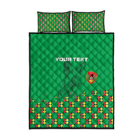 Custom Guinea Bissau Football Quilt Bed Set Go Djurtus - Green Ver - Wonder Print Shop