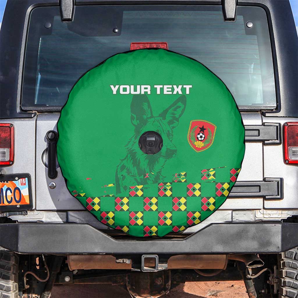 Custom Guinea Bissau Football Spare Tire Cover Go Djurtus - Green Ver - Wonder Print Shop