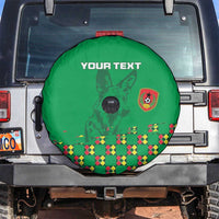 Custom Guinea Bissau Football Spare Tire Cover Go Djurtus - Green Ver - Wonder Print Shop