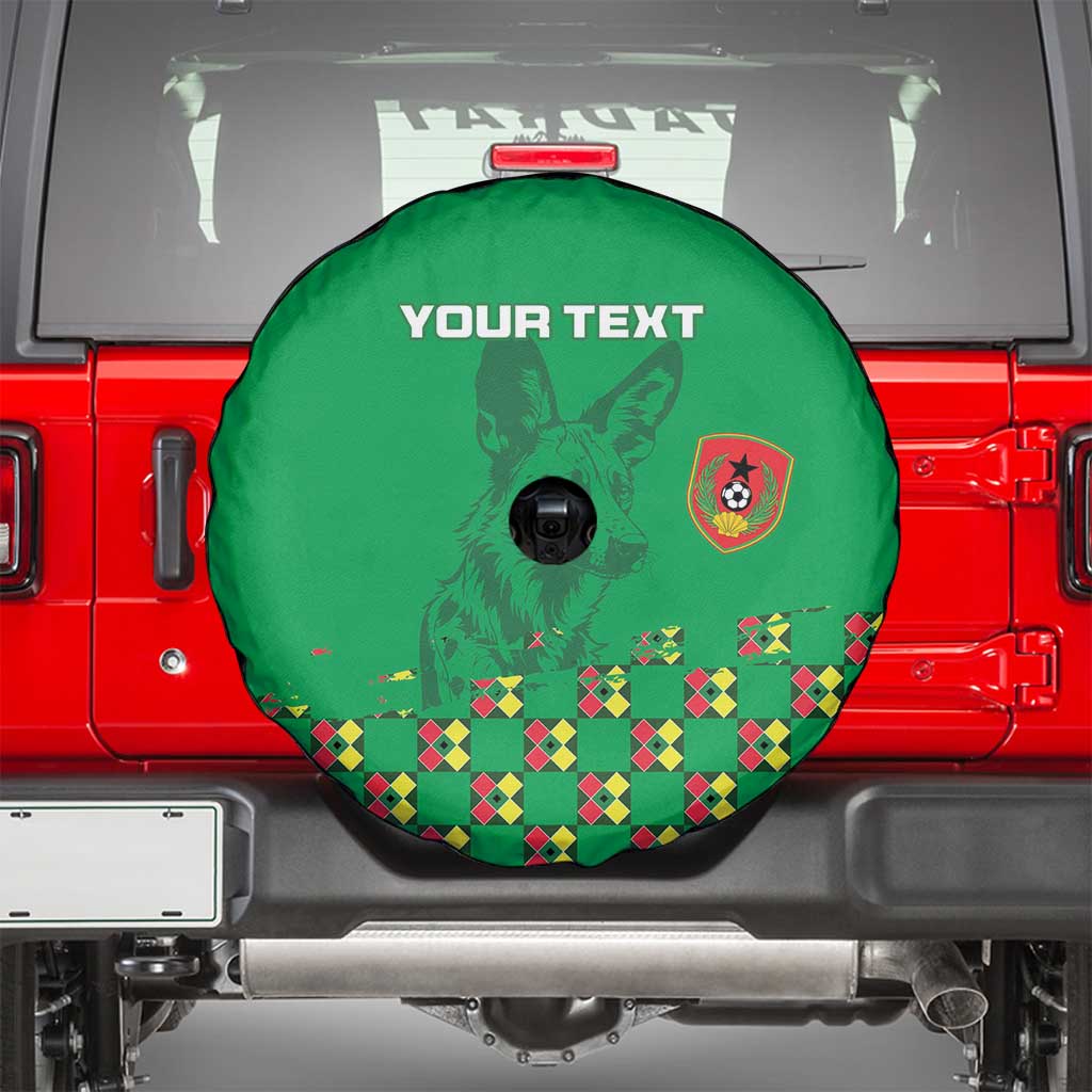 Custom Guinea Bissau Football Spare Tire Cover Go Djurtus - Green Ver - Wonder Print Shop